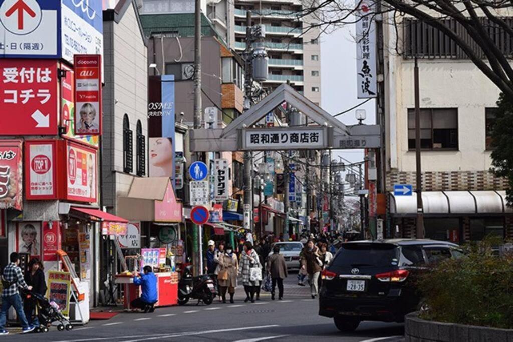 Jinghouse小岩 Direct To Shinjuku/Airport/Close To Station Tokio Buitenkant foto