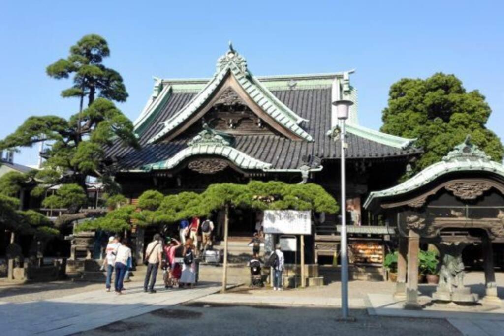 Jinghouse小岩 Direct To Shinjuku/Airport/Close To Station Tokio Buitenkant foto